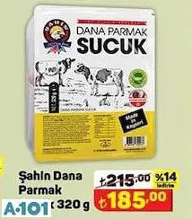 ŞAHİN DANA PARMAK SUCUK 320G